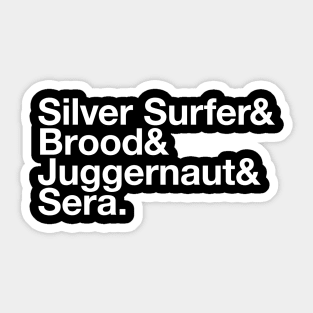 Marvel Snap Sera Surfer Sticker